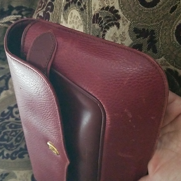 Must de Cartier Paris flap clutchgreat leather bag in great vintage condition, - Picture 8 of 16